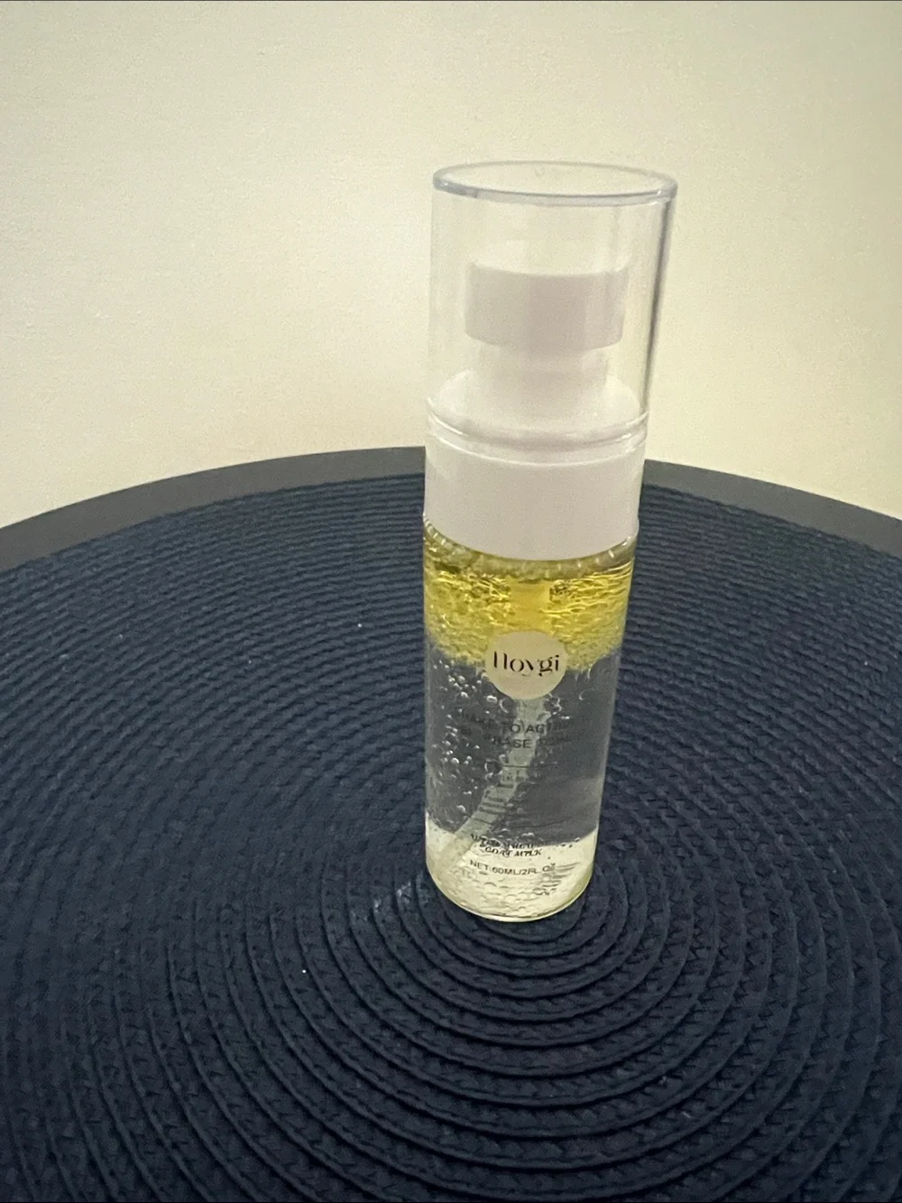 New Hoygi BI-Phase Toner hyaluronic acid and plant squaline 2oz